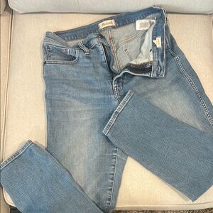 Madewell Light Blue Stovepipe Denim